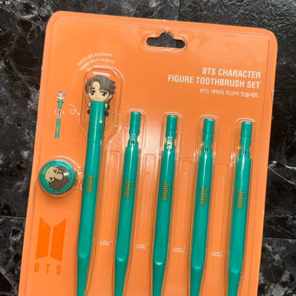BTS CHARACTER TOOTHBRUSH JIMIN